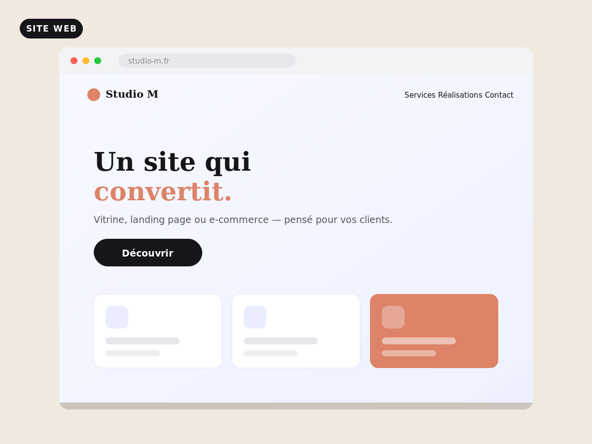 Sites & landing pages